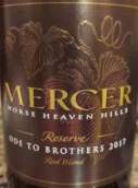 梅賽莊園珍藏兄弟頌歌紅葡萄酒(Mercer Reserve Ode to Brothers, Horse Heaven Hills, USA)