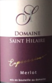 圣希萊莊園表現(xiàn)系列梅洛紅葡萄酒(Domaine Saint Hilaire Expression Merlot, Vin de Pays d'Oc, France)