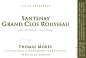 托馬斯莫雷酒莊盧梭大園（桑特奈一級園）紅葡萄酒(Domaine Thomas Morey Grand Clos Rousseau, Santenay 1er Cru, France)