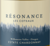 谐振庄园山丘系列霞多丽白葡萄酒(Resonance Les Coteaux Chardonnay, Willamette Valley, USA)