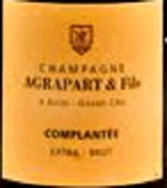 阿格帕特父子孔布朗提極干型香檳(Champagne Agrapart & Fils Complantee Grand Cru Extra Brut, Champagne, France)