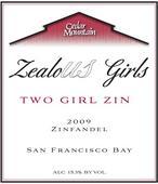 雪松山珍藏兩位少女仙粉黛干紅葡萄酒(Cedar Mountain Winery Two Girl Reserve Zinfandel, Livermore Valley, US)