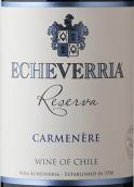 埃切維里亞珍藏佳美娜紅葡萄酒(Echeverria Reserva Carmenere, Curico Valley, Chile)