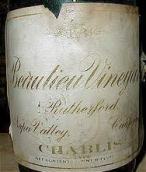 璞立酒莊夏布利白葡萄酒(Beaulieu Vineyard Chablis, Napa Valley, USA)