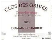 Domaine Combier Crozes-Hermitage Clos des Grives, Rhone, France