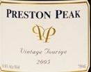 普雷斯頓峰多瑞加年份波特風(fēng)格加強(qiáng)酒(Preston Peak Vintage Touriga Port, Toowoomba, Australia)