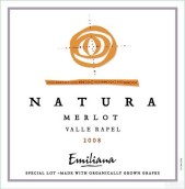 埃米利亞納諾奇梅洛干紅葡萄酒(Emiliana Natura Merlot, Rapel Valley, Chile)