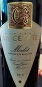 拉斯黛特紅葡萄酒(La Cetate Merlot, Romania)