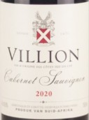 維利容酒莊赤霞珠紅葡萄酒(Villion Cabernet Sauvignon, Bot River, South Africa)