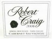 克雷格春山赤霞珠干紅葡萄酒(Robert Craig Spring Mountain Cabernet Sauvignon, Napa Valley, USA)