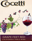 科切蒂葡萄之足紅葡萄酒(Cocetti Wines Grape Feet Red, Colorado, USA)