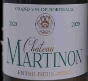 馬蒂農(nóng)酒莊白葡萄酒(Chateau Martinon, Entre-Deux-Mers, France)