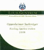 Louis Guntrum Oppenheimer Sacktrager Riesling Spatlese Trocken, Rheinhessen, Germany