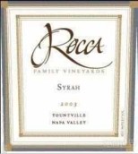 羅卡家族園西拉干紅葡萄酒(Rocca Family Vineyards Syrah, Yountville, USA)