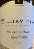 威廉山酒莊霞多麗白葡萄酒(William Hill Chardonnay, Napa Valley, USA)