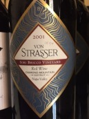 馮斯特拉斯索里布瑞克紅葡萄酒(Von Strasser Sori Bricco Vineyard Red ,Diamond Mountain District, USA)