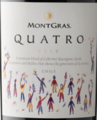 嘉斯山夸特蘿紅葡萄酒(MontGras Quatro Red, Colchagua Valley, Chile)