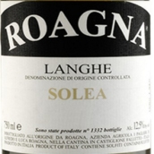 拉格納酒莊朗格索來(lái)拉白葡萄酒(Roagna Solea Langhe DOC, Piedmont, Italy)