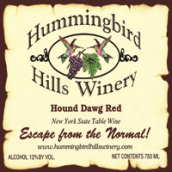 蜂鳥山酒莊獵犬紅葡萄酒(Hummingbird Hills Hound Dawg Red, New York, USA)
