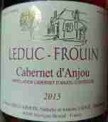 勒杜克弗魯因安如赤霞珠桃紅葡萄酒(Domaine Leduc-Frouin Cabernet d'Anjou Rose, Anjou, France)