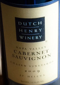 達(dá)池亨利酒莊圣海倫娜赤霞珠干紅葡萄酒(Dutch Henry Winery St. Helena Cabernet Sauvignon, Napa Valley, USA)