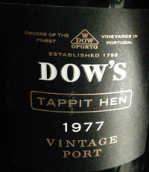 道斯塔匹年份波特酒(Dow's Tappit Hen Vintage Port, Douro, Portugal)