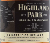 高原騎士日德蘭之戰11年蘇格蘭單一麥芽威士忌(Highland Park The Battle of Jutland Aged 11 Years Single Malt Scotch Whisky, Orkney, UK)