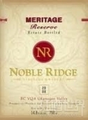 貴族嶺珍藏梅里蒂奇干紅葡萄酒(Noble Ridge Vineyard & Winery Reserve Meritage, Okanagan Valley, Canada)