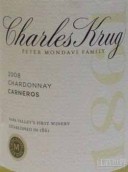 查爾斯庫克皮特曼達卡納羅斯霞多麗干白葡萄酒(Charles Krug Peter Mondavi Family Carneros Chardonnay, Napa Valley, USA)