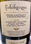 特比維諾酒莊白葡萄酒(Tbilvino Tsinandali, Kakheti, Georgian Republic)