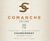 科曼奇雪松巷園霞多麗干白葡萄酒(Comanche Cellars Cedar Lane Vineyard Chardonnay, Monterey County, USA)