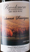 布魯克米爾酒莊赤霞珠紅葡萄酒(Brookmere Winery Cabernet Sauvignon, Pennsylvania, USA)