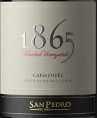 圣派德羅酒莊1865j精選佳美娜紅葡萄酒(Vina San Pedro 1865 Selected Vineyard Carmenere, Maule Valley, Chile)