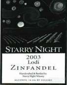 星夜仙粉黛干紅葡萄酒(Starry Night Winery Zinfandel, Sonoma County, USA)