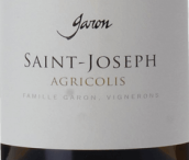 加隆酒庄阿格里科利斯白葡萄酒(Domaine Garon Agricolis, Saint-Joseph, France)