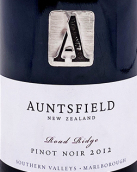 愛絲菲酒莊路橋黑皮諾紅葡萄酒(Auntsfield Road Ridge Pinot Noir, Marlborough, New Zealand)