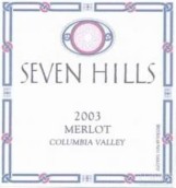 七山梅洛干紅葡萄酒(Seven Hills Merlot, Columbia Valley, USA)