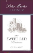 彼得莫特斯鉑丹菲特紅葡萄酒(Peter Mertes Platinum Dornfelder Sweet Red, Rheinhessen, Germany)