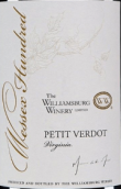 威廉斯堡酒莊威塞克斯100味而多紅葡萄酒(The Williamsburg Winery Wessex Hundred Petit Verdot, Virginia, USA)