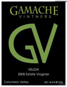 伽馬什維利達維歐尼干白葡萄酒(Gamache Vintners Velida Estate Viognier, Columbia Valley, USA)