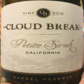 破云橡木桶珍藏小西拉干紅葡萄酒(Cloud Break Barrel Reserve Petite Sirah, California, USA)