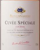 巴頓嘉斯蒂特釀桃紅葡萄酒(Barton & Guestier Cuvee Speciale Rose, France & Spain)