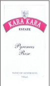 卡拉卡拉庇里牛斯桃紅葡萄酒(Kara Kara Estate Pyrenees Rose, Victoria, Australia)