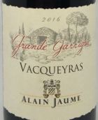 阿蘭豪酒莊大維尼爾酒莊大加里格紅葡萄酒(Alain Jaume & Fils Domaine Grand Veneur Grande Garrigue, Vacqueyras, France)