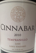 森納巴丹魄干紅葡萄酒(Cinnabar Tempranillo, Lodi, USA)