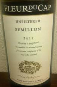 好望角賽美蓉干白葡萄酒(Fleur du Cap Unfiltered Semillon, Stellenbosch, South Africa)