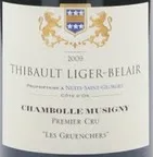 帝波酒莊格魯恩澈（香波-慕西尼一級(jí)園）紅葡萄酒(Thibault Liger-Belair Les Gruenchers, Chambolle-Musigny Premier Cru, France)