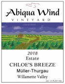 艾比卡風酒莊克洛伊微風米勒-圖高白葡萄酒(Abiqua Wind Vineyard Chloe's Breeze Muller-Thurgau, Willamette Valley, USA)