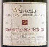 柏倫娜酒莊拉斯多紅葡萄酒(Domaine de Beaurenard, Rasteau, France)