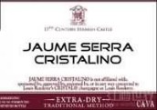 Jaume Serra Cristalino Extra Dry Cava, Catalonia, Spain